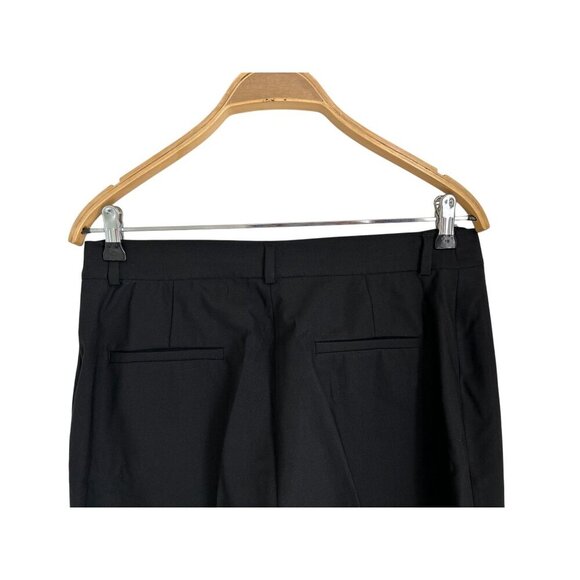 ESCADA Sport Trousers Wool Elastin Wide Leg Pants Black Size 38IT US 2 - Picture 4 of 10